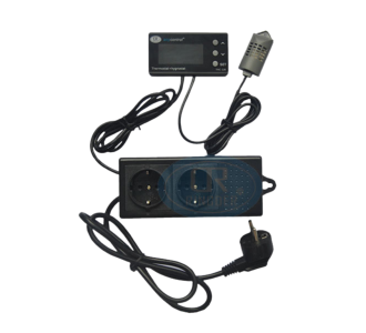 Bộ điều khiển nhiệt độ, độ ẩm ngày và đêm liền ổ cắm THC-220
