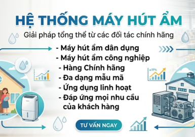 Hệ Thống Máy Hút Ẩm Công Nghiệp: Giải Pháp Kiểm Soát Độ Ẩm Tối Ưu Cho Doanh Nghiệp