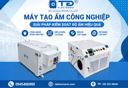 Máy Tạo Ẩm Công Nghiệp TP.HCM Chính Hãng – Giải Pháp Kiểm Soát Độ Ẩm Hiệu Quả