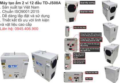 Hướng dẫn tự lắp đặt hệ thống phun sương tạo ẩm siêu âm tại nhà/nhà xưởng