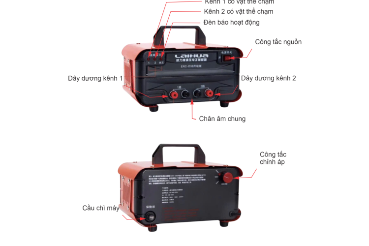 Máy sốc điện chuột điện tử biến áp cách ly ERC-D3B