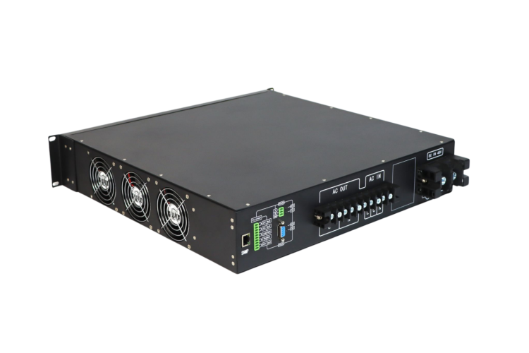 Bộ chuyển đổi nguồn gắn tủ rack - Biến tần gắn tủ rack 48VDC/220VAC 1kVA ~ 10kVA