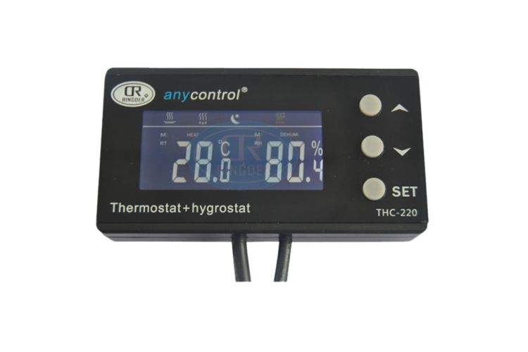 Bộ điều khiển nhiệt độ, độ ẩm ngày và đêm liền ổ cắm THC-220