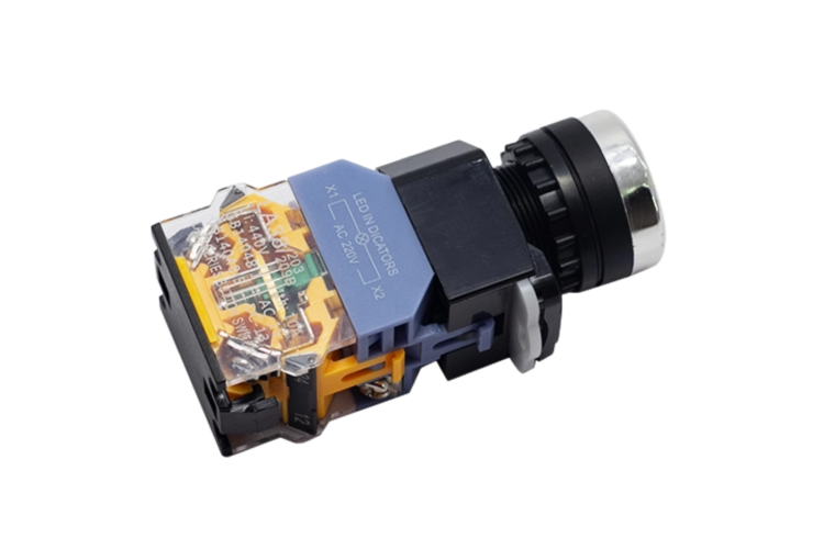 Nút Nhấn Giữ Có Đèn LA38-11DS / LA38-11DN (Phi 22mm, 10A, NO/NC)
