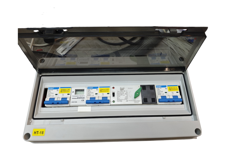 Tủ Hẹn Giờ Chuyển Đổi 2 Nguồn Điện Tự Động ATS 100A