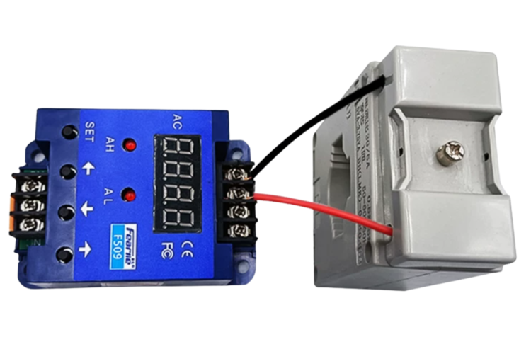 Bộ điều khiển dòng điện cảm ứng AC F509 & CT 300/5A Max 300A