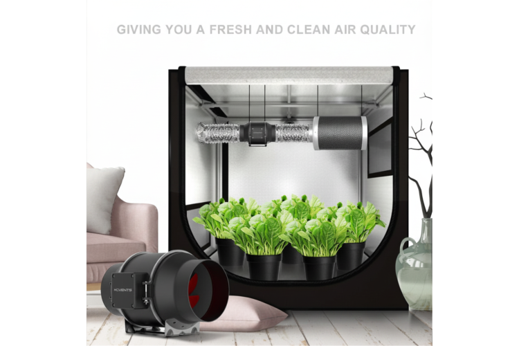 Quạt hút ống dẫn động cơ EC phi 100 4 inch - Inline duct fan 4 inch 100mm