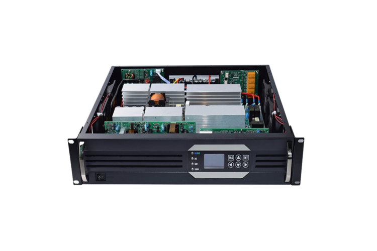 Bộ chuyển đổi nguồn gắn tủ rack - Biến tần gắn tủ rack 48VDC/220VAC 1kVA ~ 10kVA
