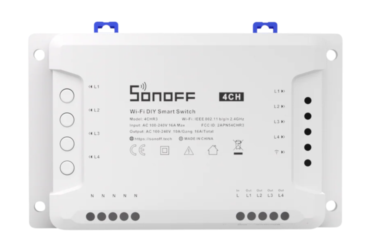Công tắc thông minh Wifi 4 kênh Sonoff 4CH R3