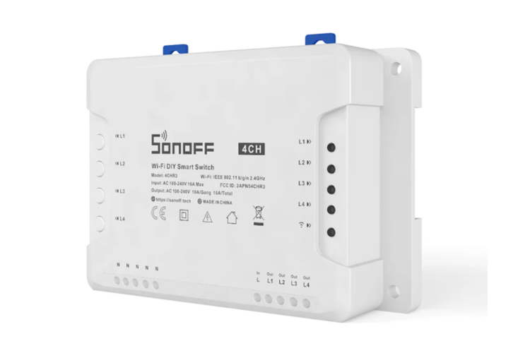 Công tắc hẹn giờ wifi thông minh 4 kênh Sonoff 4CH Pro R3